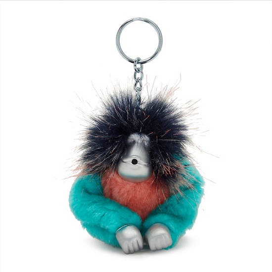 Accesorios Kipling Fun Hair Sven Monkey Keychain Verdes | MX 1940IL